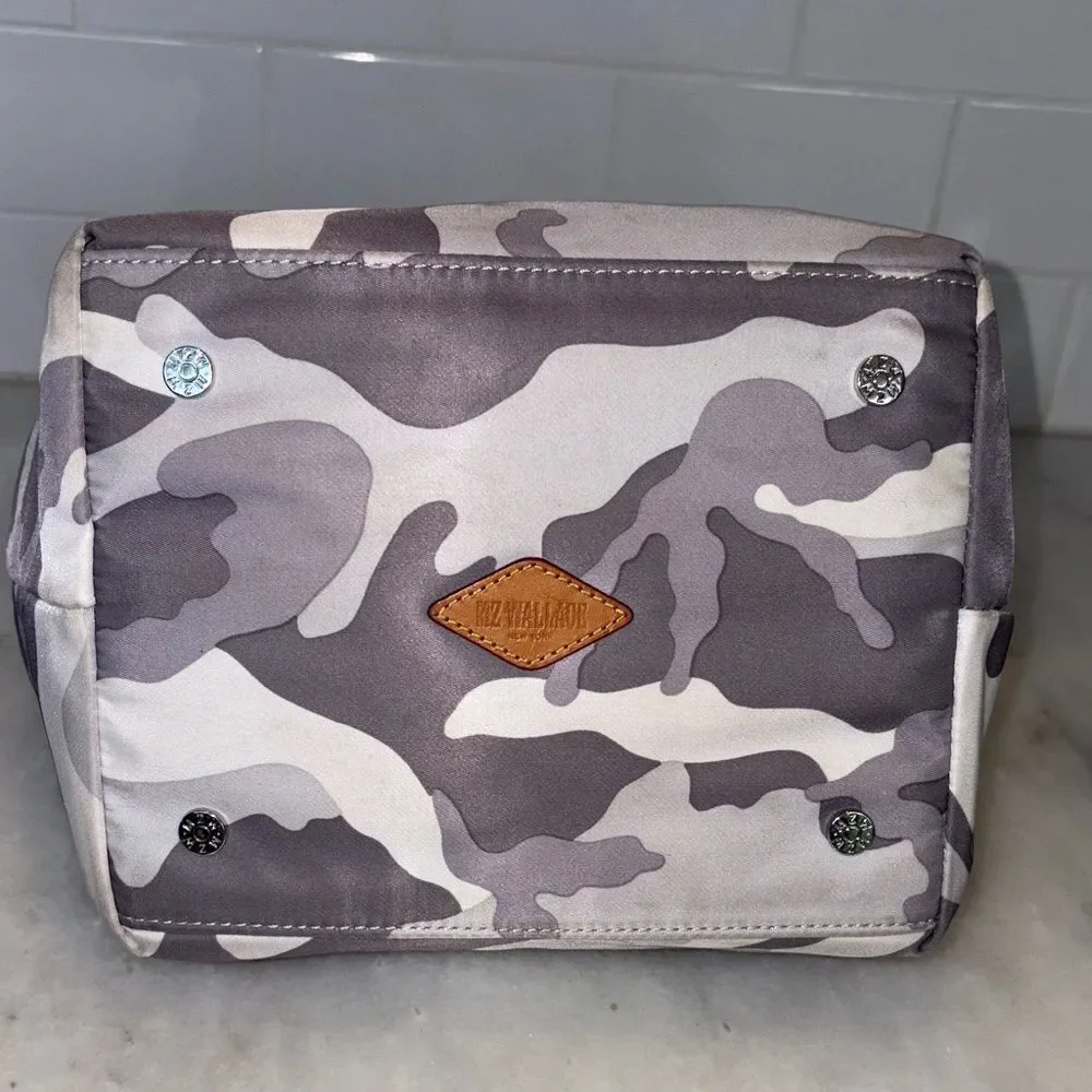 MZ Wallace Purse Handbag Camouflage Soho Convertible Tote with Pouch Bag